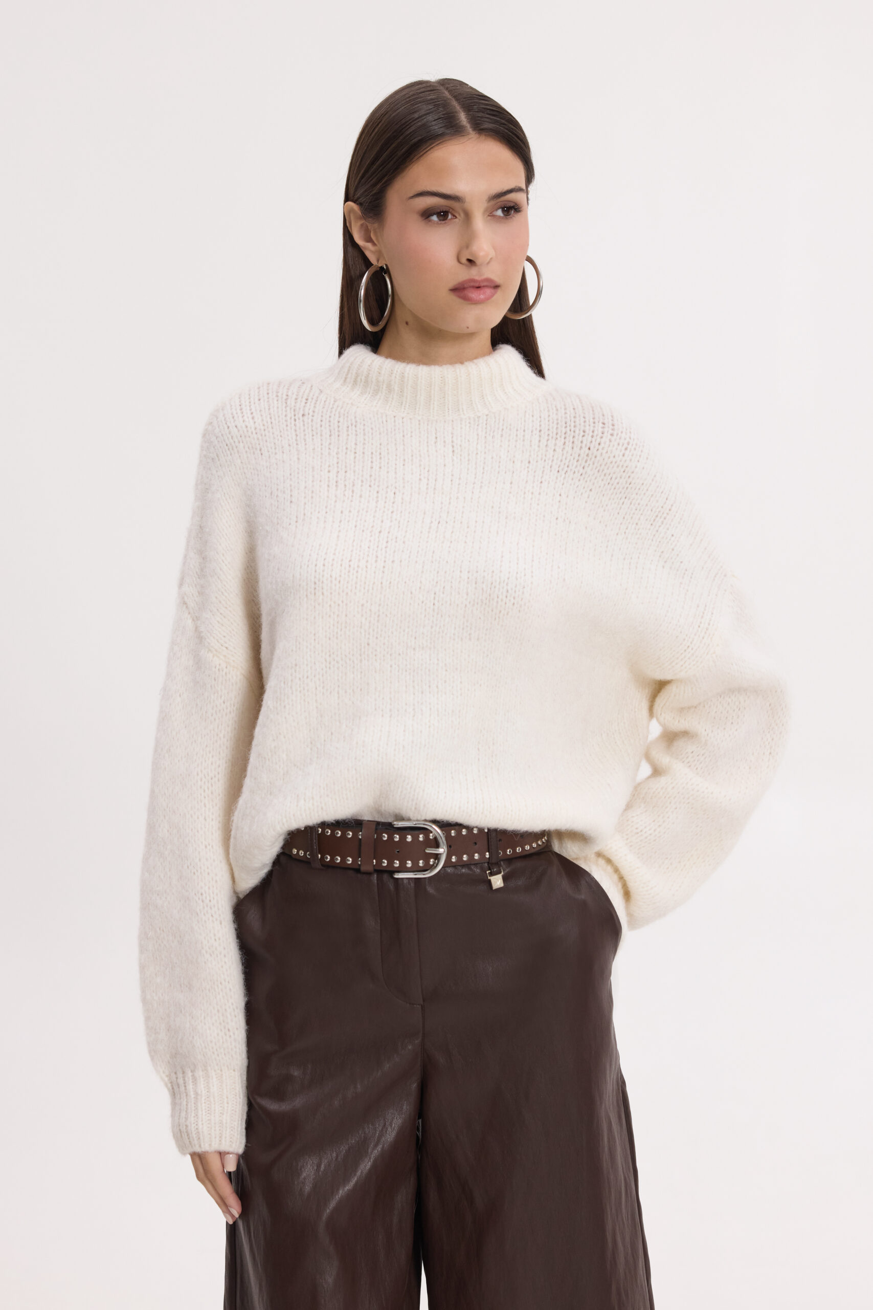 Donna Martha2176420 Πουλόβερ mohair με όρθιο λαιμό - Image 1