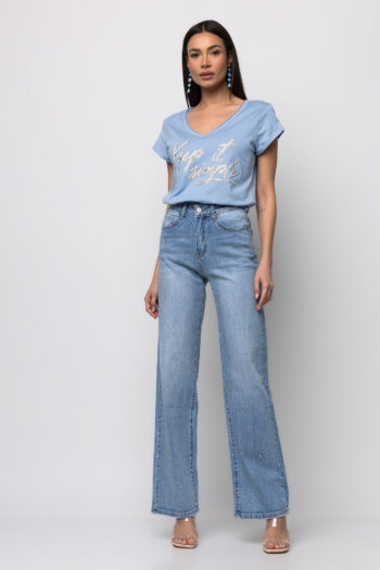 T-shirt keep it simple σιέλ - Image 3